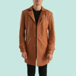 Infinity Tan Brown Leather Coats