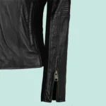 Modern Stretch Leather Jacket