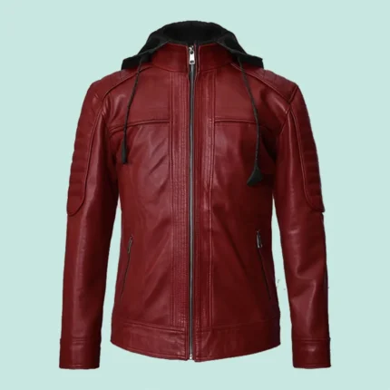 Rodeo Hooded Leather Jacket