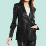 Versatile Leather Blazer