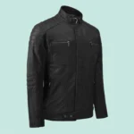 Firefly Moto Black Biker Leather Jacket