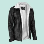 Leather Sherpa Jacket