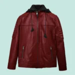 Rodeo Hooded Leather Jacket