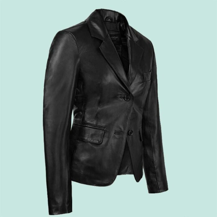 Versatile Leather Blazer