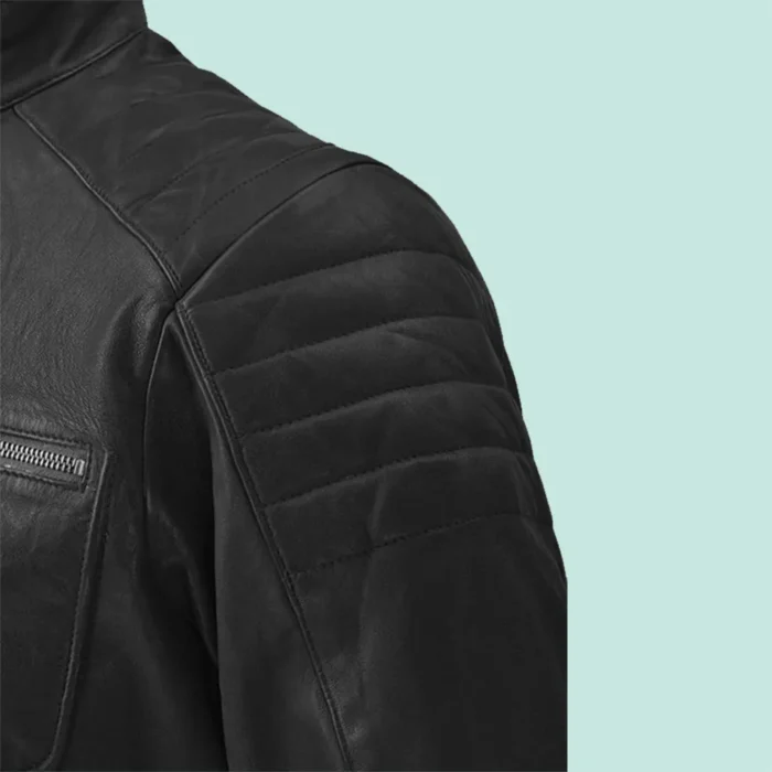 Firefly Moto Black Biker Leather Jacket