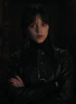 Jenna Ortega Wedesday Leather Jacket