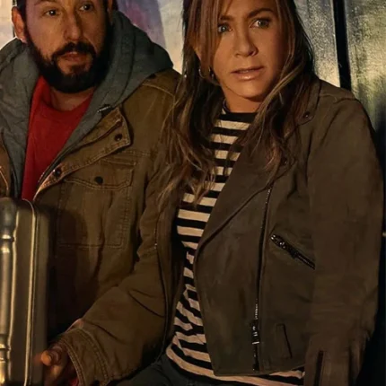 Jennifer Aniston Murder Mystery 2 Leather Jacket