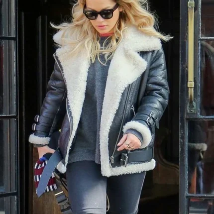 Rita Ora Leather Jacket