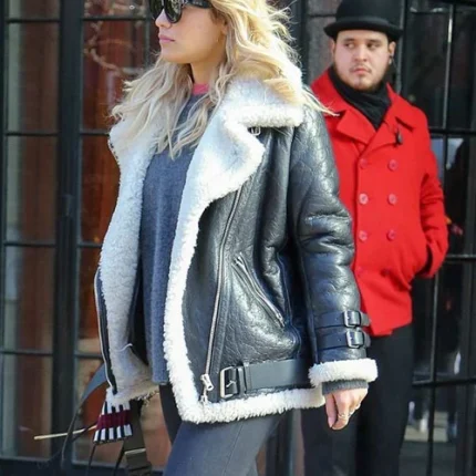 Rita Ora Leather Jacket