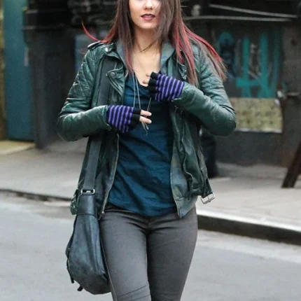 Victoria Justice Leather Jacket