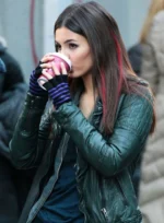 Victoria Justice Leather Jacket